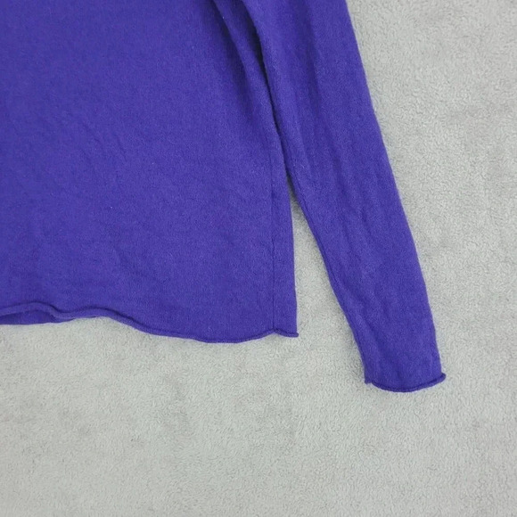 Purple Sutton Studio Wool & Cashmere Blend Long Sleeve Womens Sweater M  11PT - Picture 5 of 6